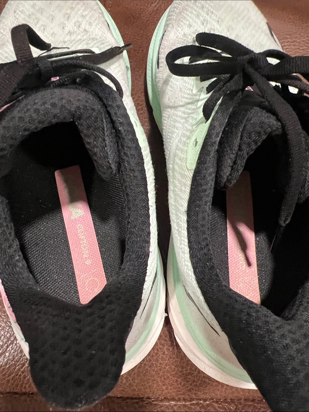 Hoka Mint, Pink & Black Women's Cushioned Running Sneakers - Picture 8 of 15